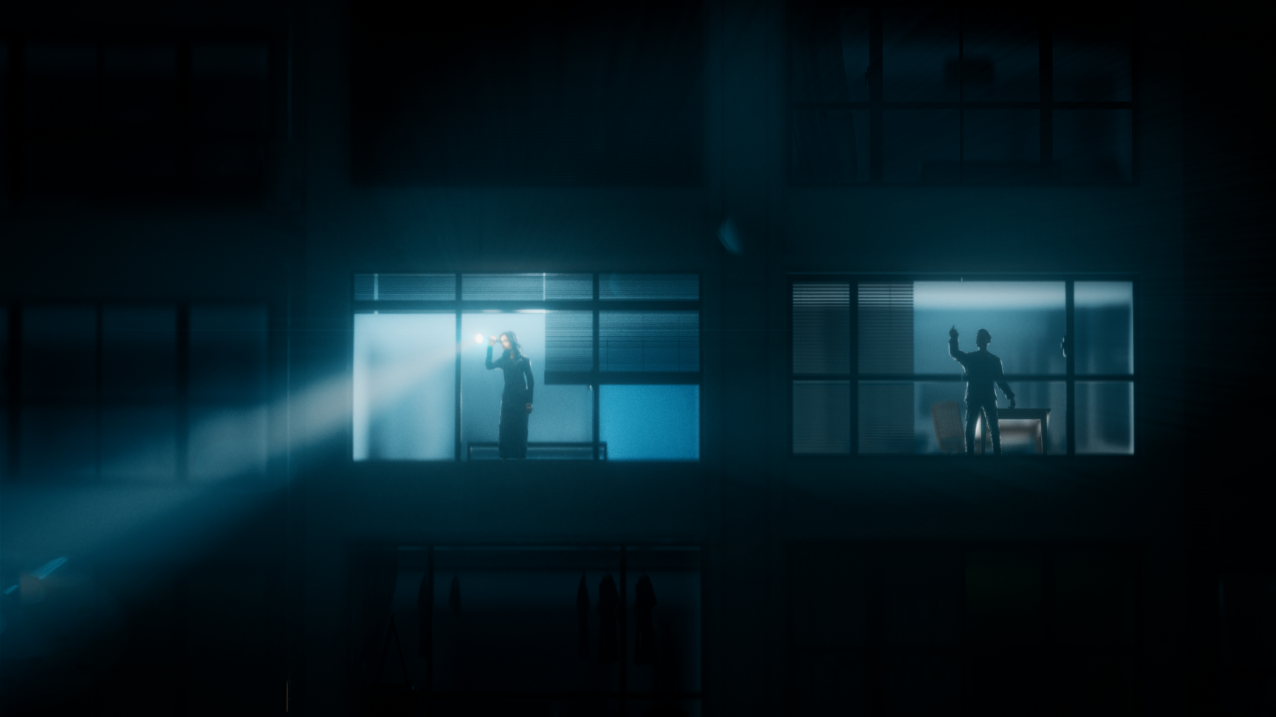 Justifiable Defense final frame with abstract sculptural light
