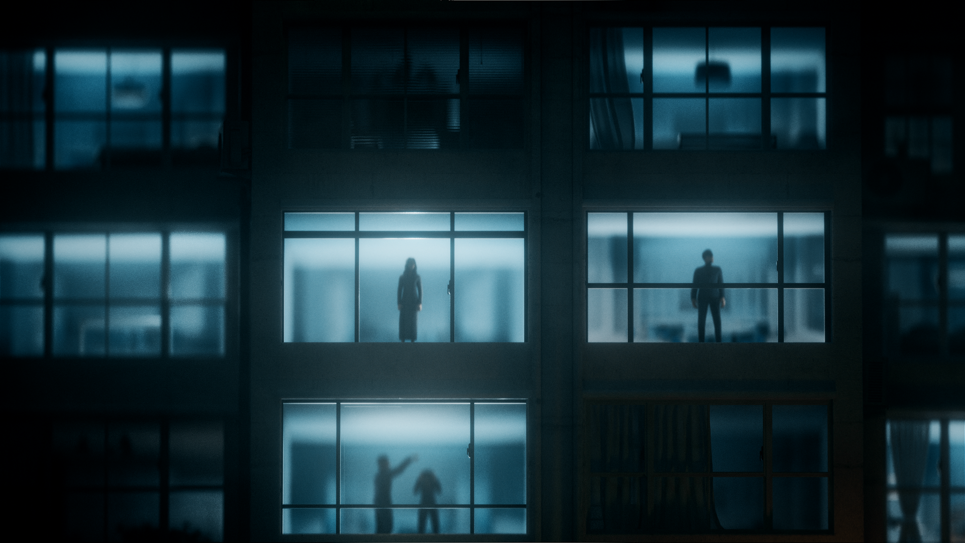 Justifiable Defense final frame with illuminated geometry