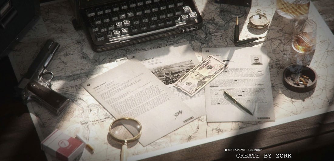 No War title sequence artwork
